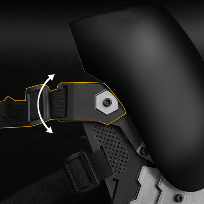 Futuristic Tactical Full Face Cyber Mask