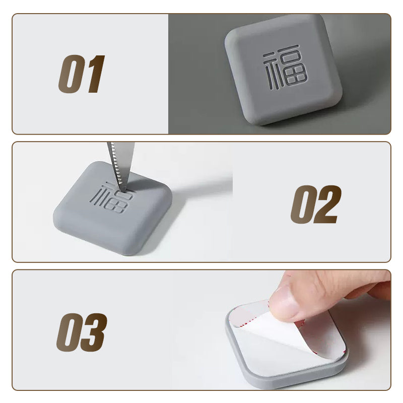 🔥2025 Hot Sale🔥No-Punch Thickened Silicone Stickers