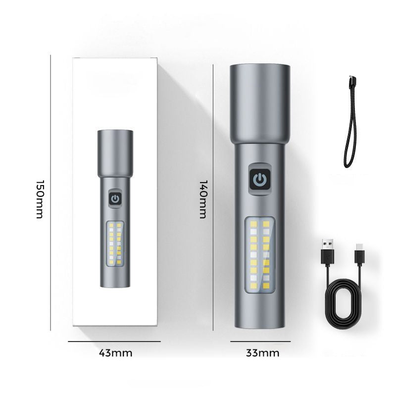 š„2025 HOT SALEš„Ultra-Bright Zoomable Flashlight