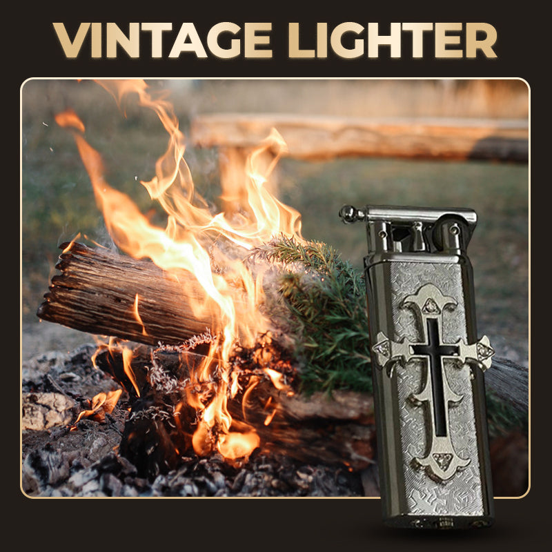 💖HOT SALE 49% OFF💖 Vintage Stylish Cross Design Lighter