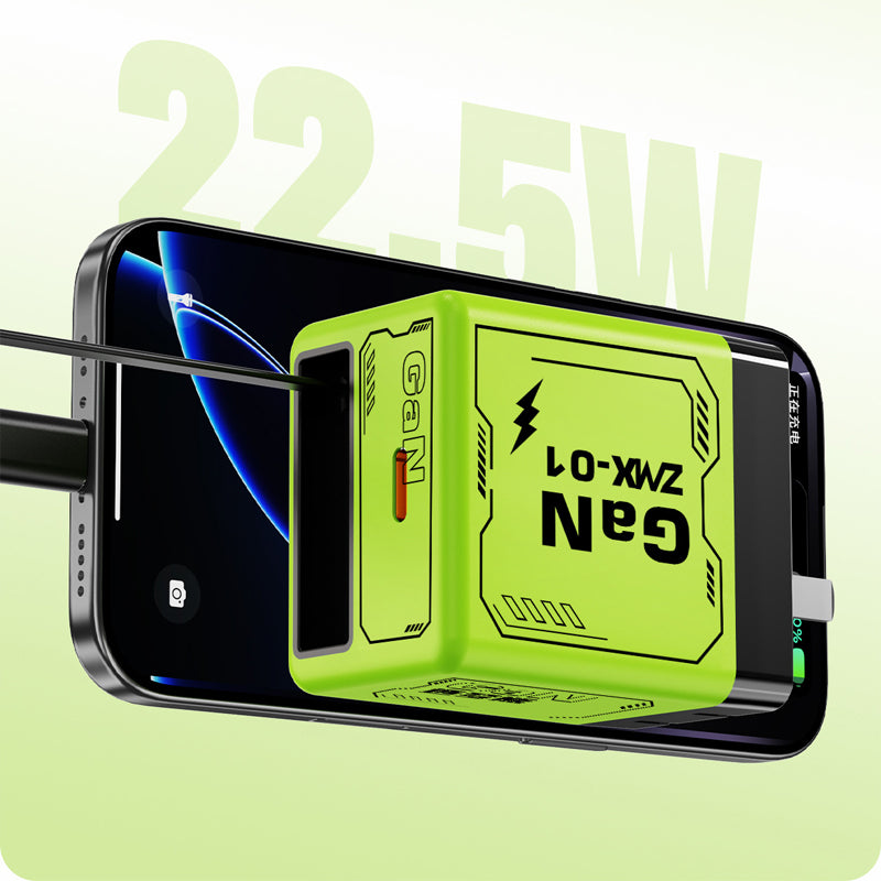 🎁 Hot Sale 50% OFF 🔥Quick charger adapter with retractable type C cable & connector