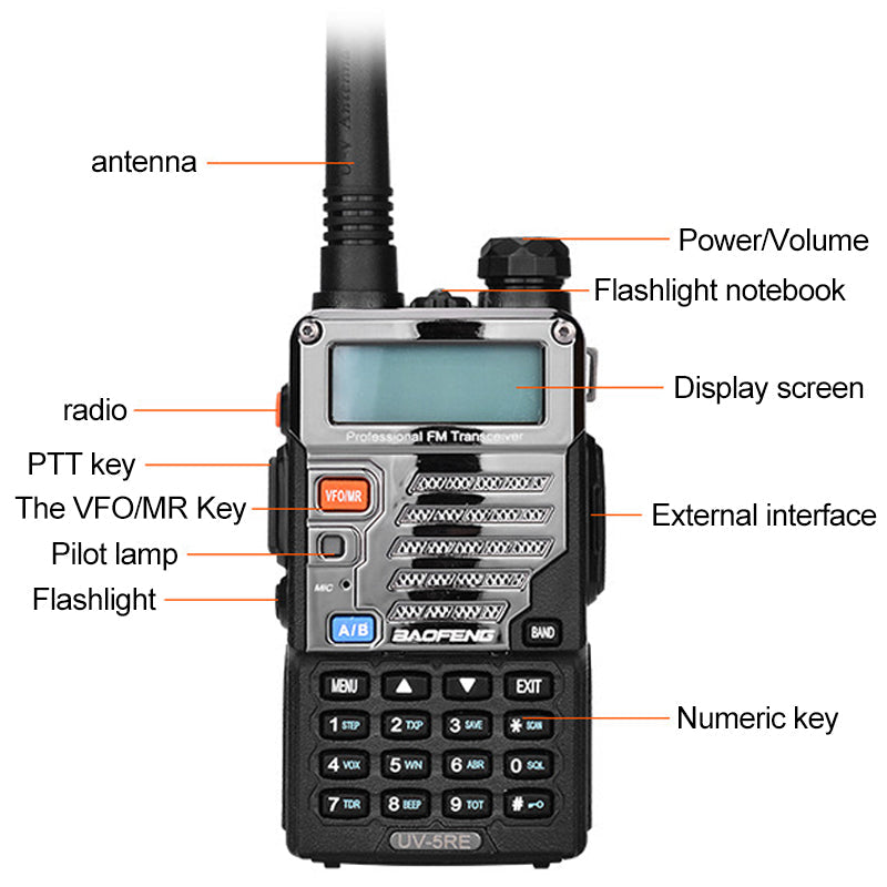🔥Hot Sale-50% Off🔥Portable Two-Way Radio Walkie Talkies with Keypad—✈️Free Shipping 📦