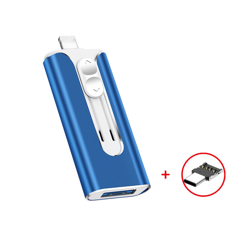 64GB~1TB Micro USB + MFi Certified Lightning + 8 Pin + USB 3.0 ⚡4 in1 Flash Drive for iPhone/iPad/Android/PC⚡
