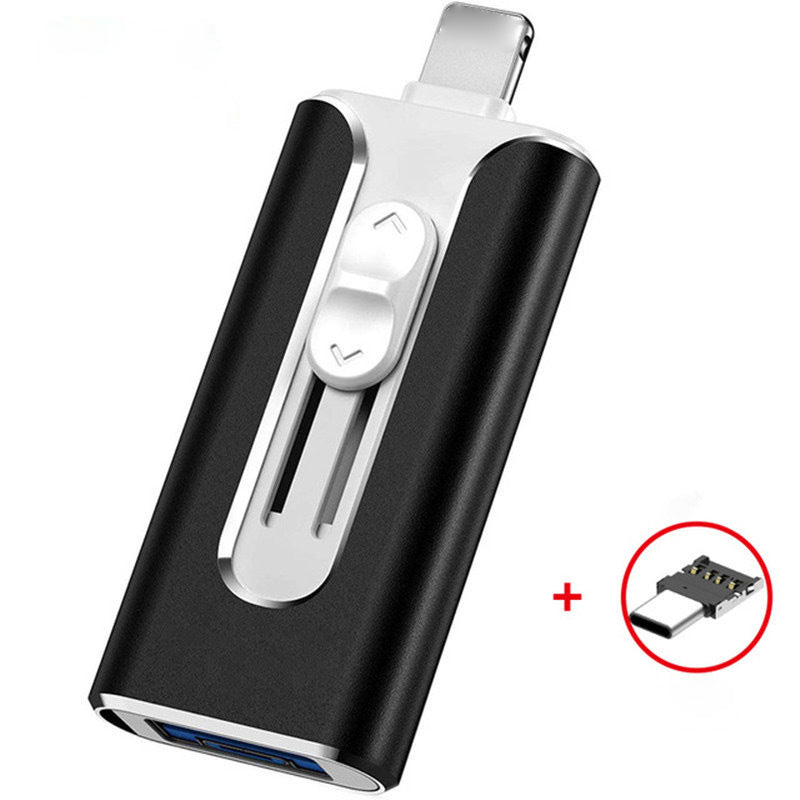 64GB~1TB Micro USB + MFi Certified Lightning + 8 Pin + USB 3.0 ⚡4 in1 Flash Drive for iPhone/iPad/Android/PC⚡