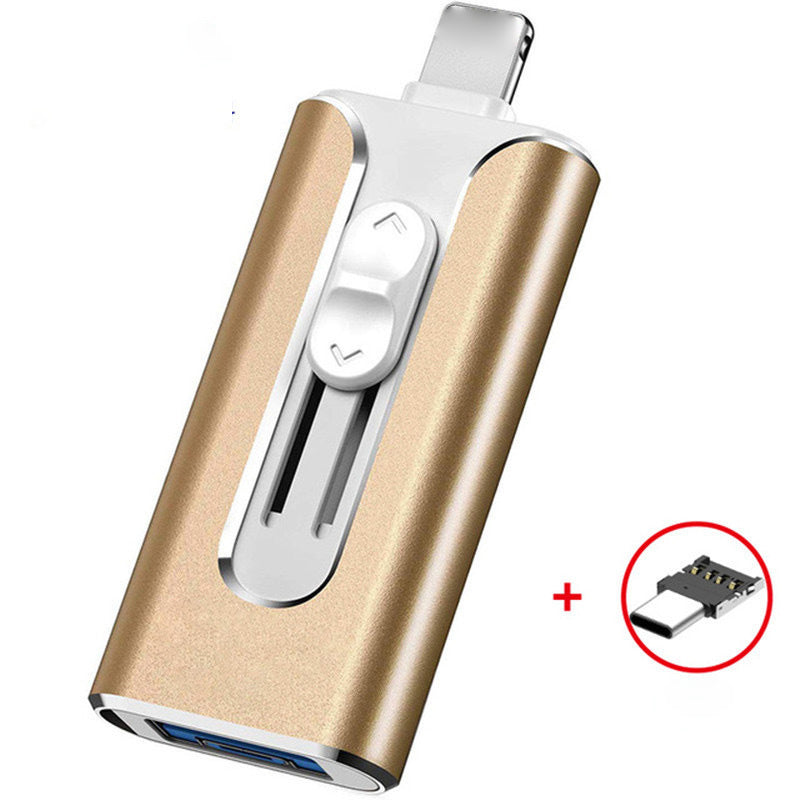 64GB~1TB Micro USB + MFi Certified Lightning + 8 Pin + USB 3.0 ⚡4 in1 Flash Drive for iPhone/iPad/Android/PC⚡