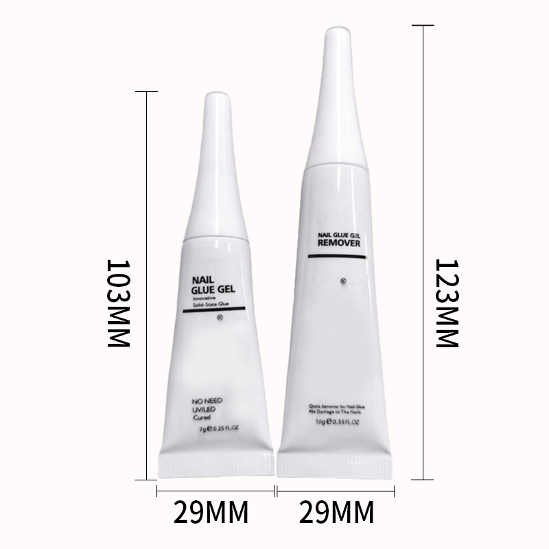 Professional Strong Quick Drying Nail Glue (No UV Light Needed)