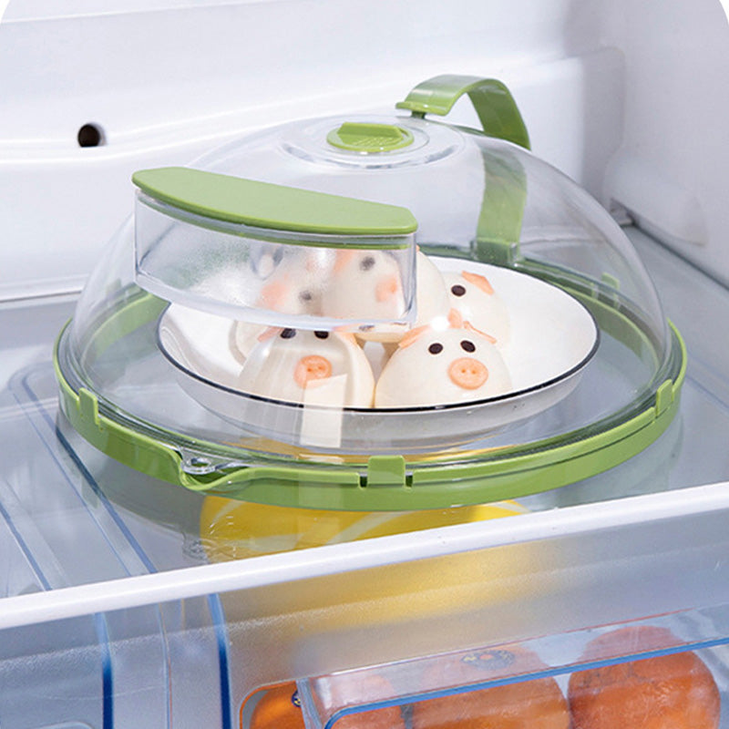 🔥New Hot Selling❤️🔥 Clear Microwave Splatter Cover with Water Steamer and Handle