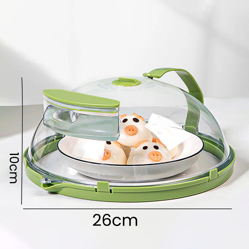 🔥New Hot Selling❤️🔥 Clear Microwave Splatter Cover with Water Steamer and Handle