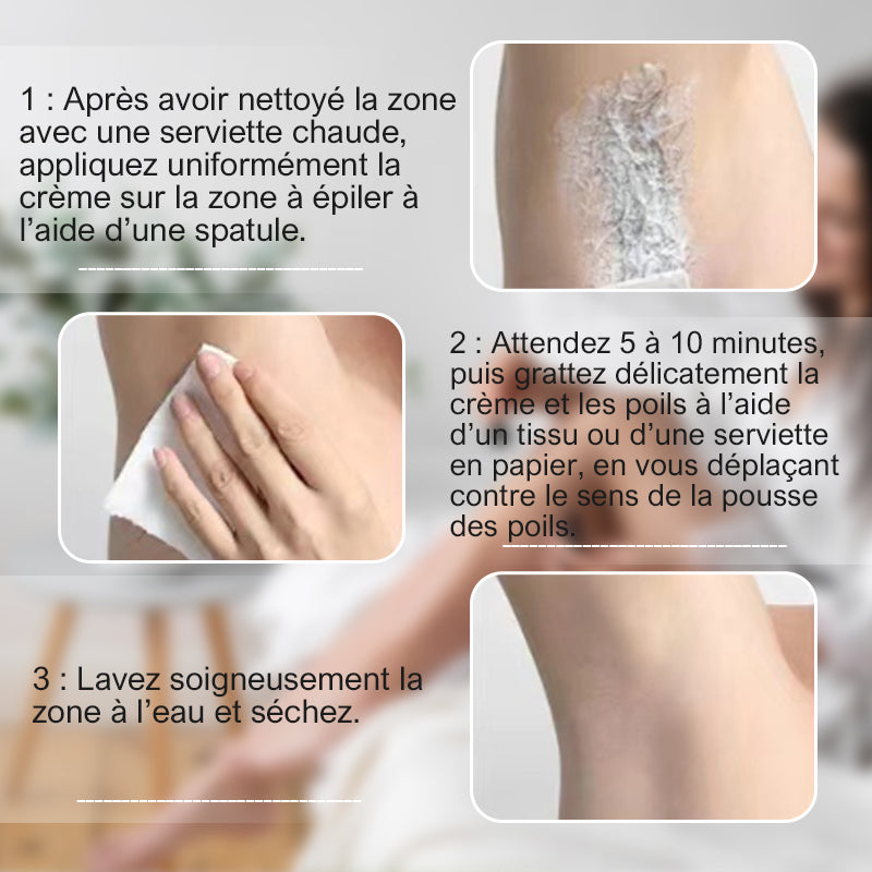 🌈250g gentle hair removal cream for men and women, suitable for multiple body parts💥
