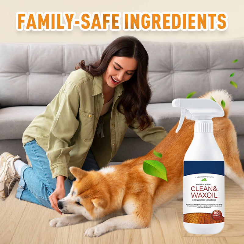 🔥Hot New Products🔥Wood Floor Cleaner & Polish Spray⏳time-limited special offer💥Buy 3 get 2 free