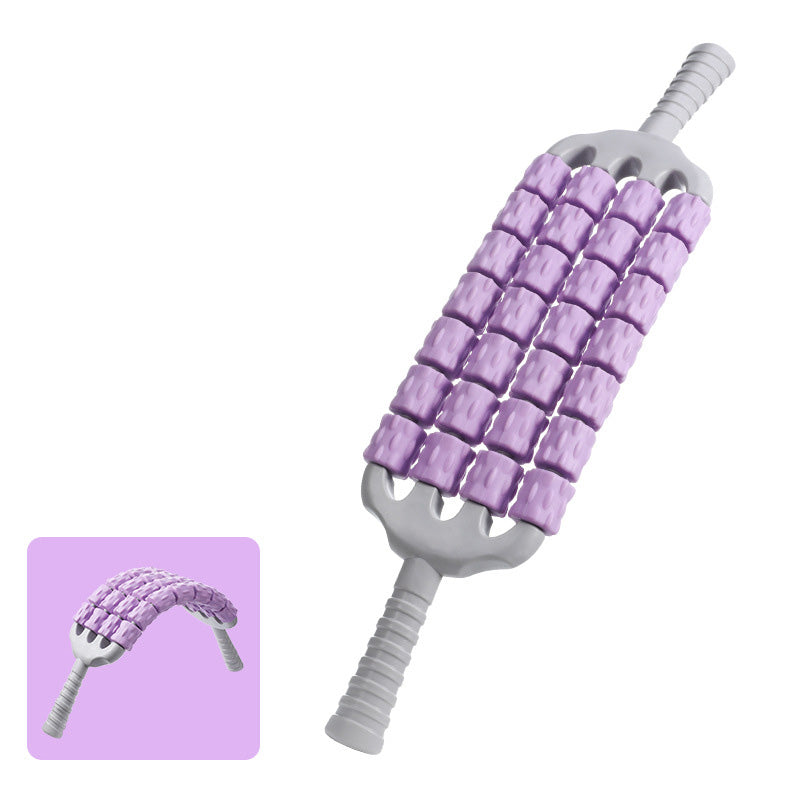 Bendable Multi-Row Massage Roller