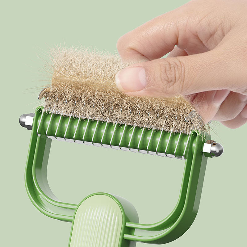 Stainless Steel Pet Comb for Shedding & Detangling