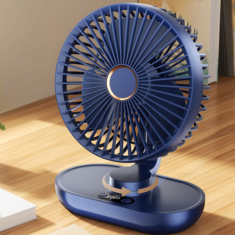 Portable Rechargeable Desktop Oscillating Fan