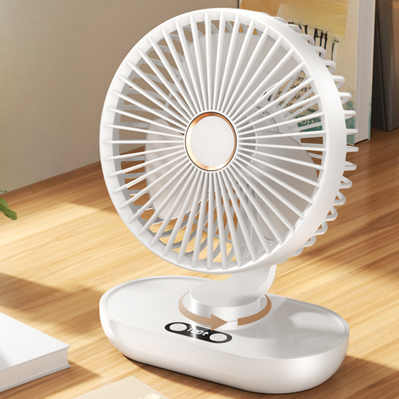 Portable Rechargeable Desktop Oscillating Fan