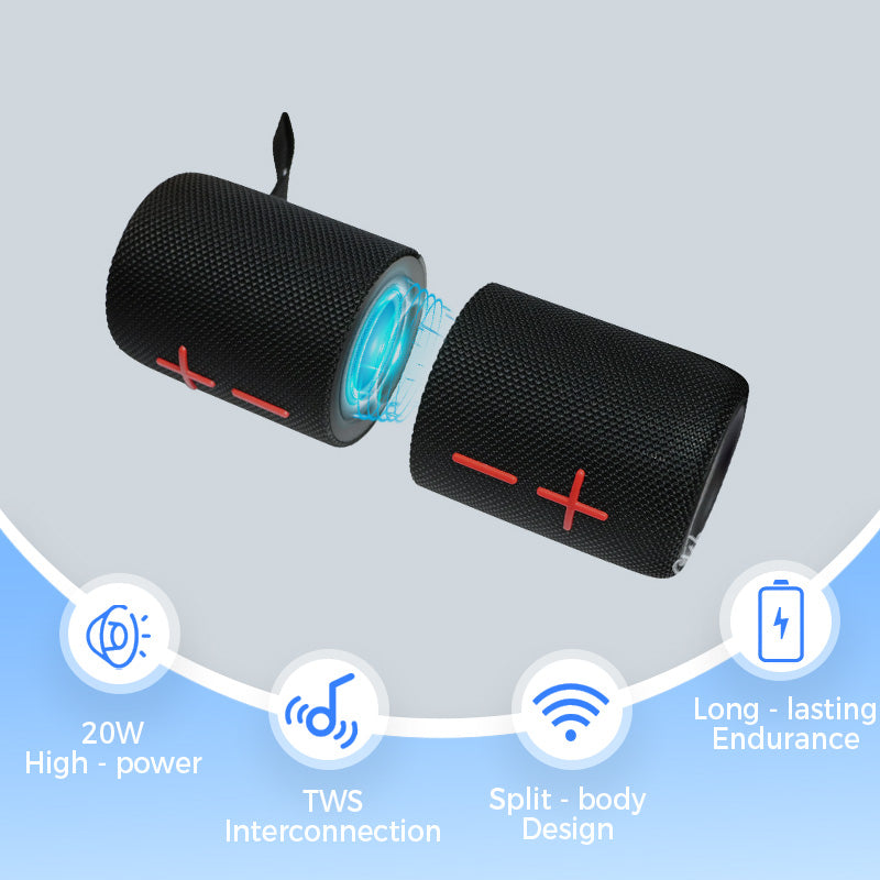 🔥2 in 1 Magnetic Dual Splittable Bluetooth Speaker
