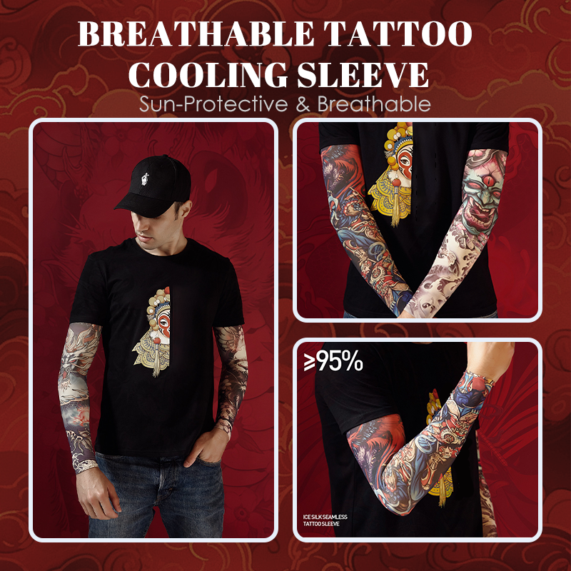 Sun-Protective & Breathable Tattoo Cooling Sleeve