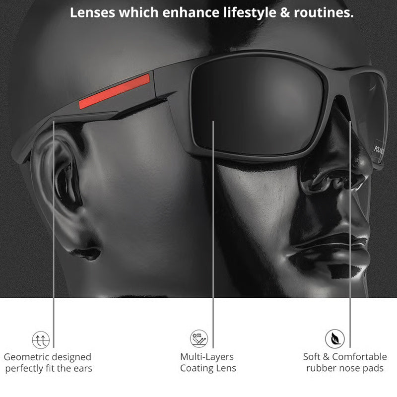 🔥New Hot Selling❤️🔥 Ultra-Light Polarized Sports Sunglasses for Men & Women