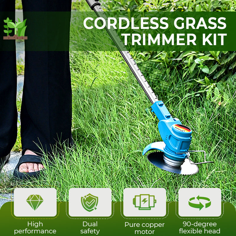💖HOT SALE 49% OFF💖 Multifunction Cordless Grass Trimmer Kit