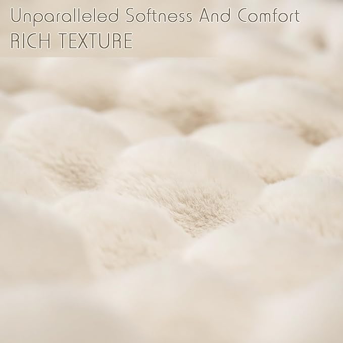 🛏️Thickened Rabbit Plush Velvet Cover Blanket🍂Wrap up in Ultimate Comfort