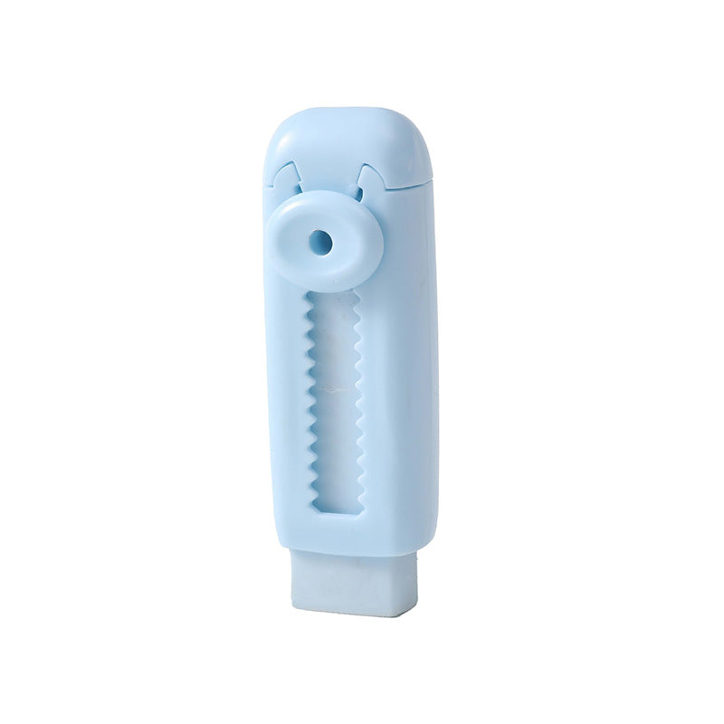 Sliding Retractable Pencil Eraser with Replaceable Core