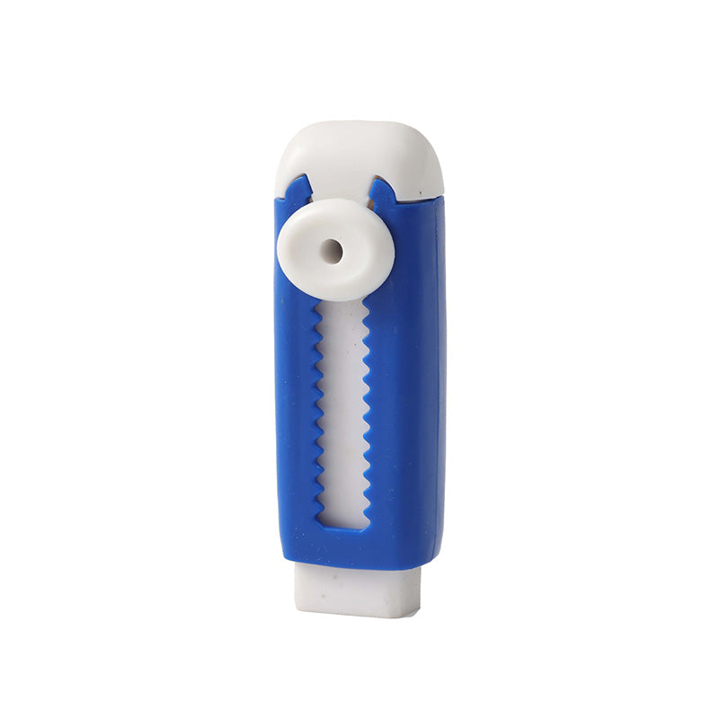 Sliding Retractable Pencil Eraser with Replaceable Core