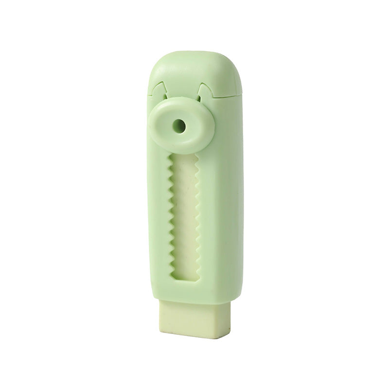 Sliding Retractable Pencil Eraser with Replaceable Core