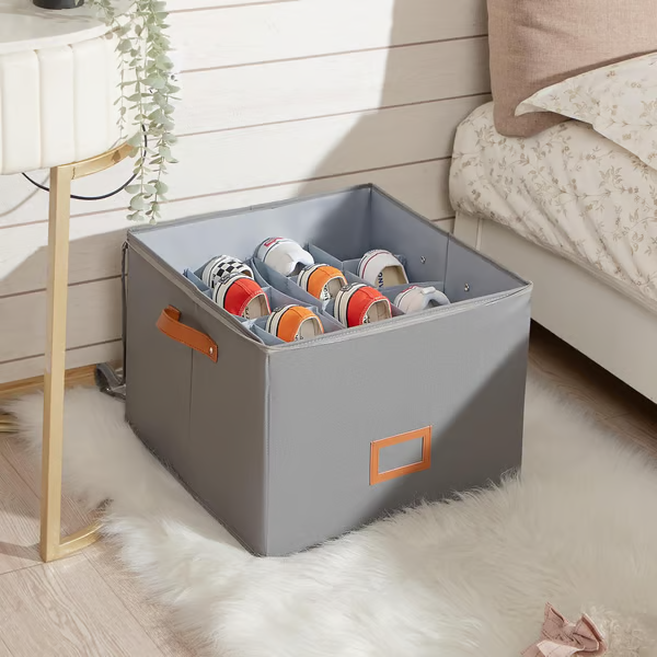 ⏳Limited time 50% off💥Oxford Fabric Foldable Design Shoe Organizer, Storage Box