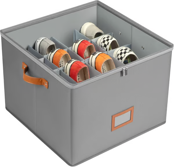 ⏳Limited time 50% off💥Oxford Fabric Foldable Design Shoe Organizer, Storage Box