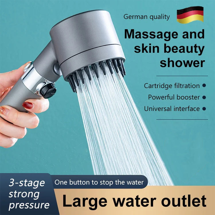 🏆🛁High-pressure multifunctional shower head set🫧