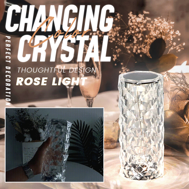 šš„2025 Hot Sale 49%OFFšTouching Control Rose Crystal Lamp