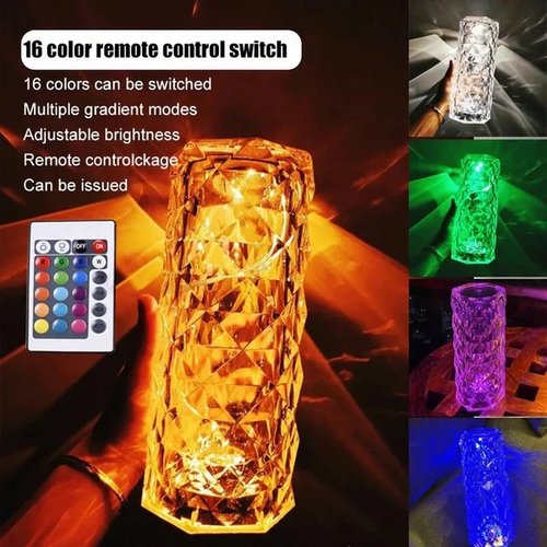 šš„2025 Hot Sale 49%OFFšTouching Control Rose Crystal Lamp