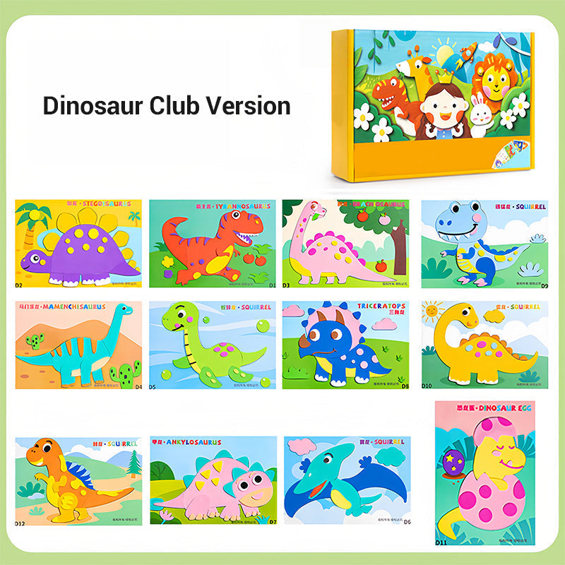 🔥HOT SALE 50% OFF-Children’s DIY 3D EVA Sticker Craft