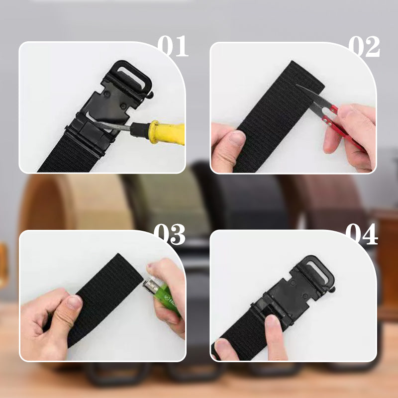 🛡️ 50% OFF NOW! 🔥 Men's Tactical Nylon Belt - Heavy-Duty Buckle & Adjustable Fit, Ideal for Outdoor/Work/Daily Use ⚙️📦