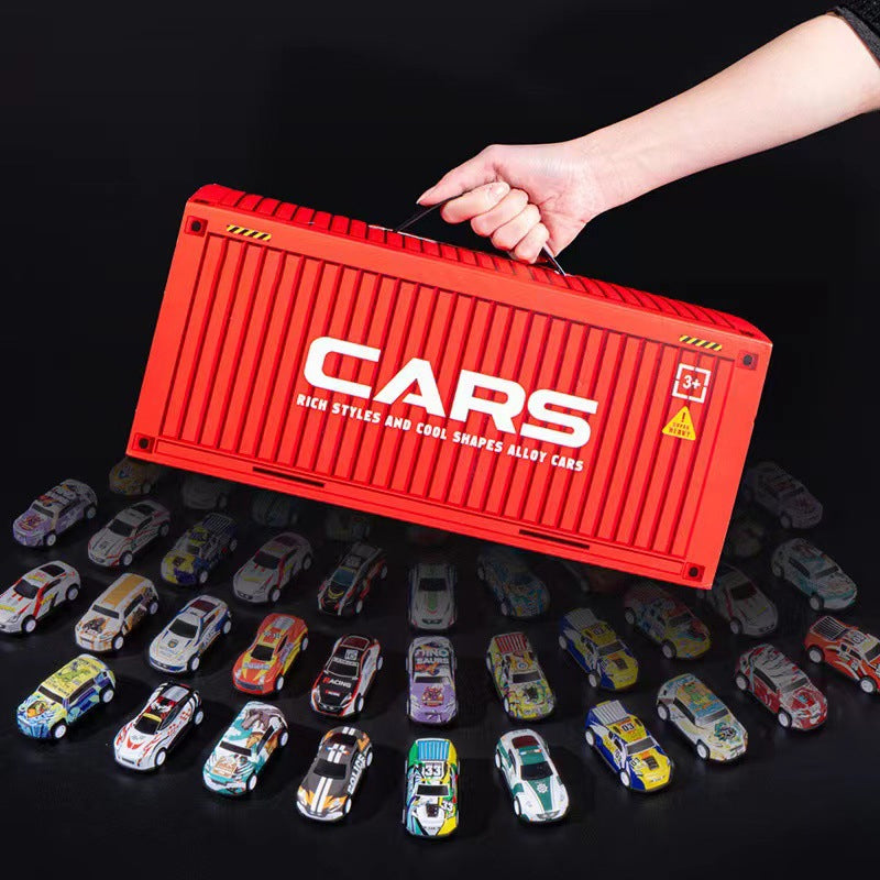 🎅 Christmas Promotion 55% OFF 🎁 48 Mini Pull-Back Cars with Built-In Garage Set