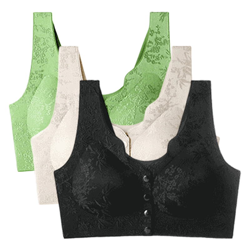 đ50% OFF NOW! đ„Buy 2 get 1 Freeđ„Comfort Front-Clasp & Wire-Free Seamless Bra