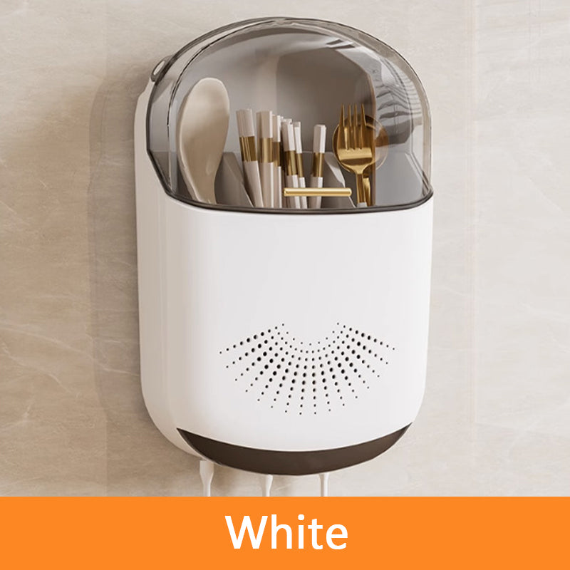 🔥Black-Friday-Mega-Angebot – 50 % Rabatt!🔥 Wall Mounted Multifunctional Chopstick Holder Drain Box