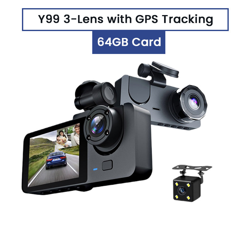 4-Lens HD Night Vision Dash Cam