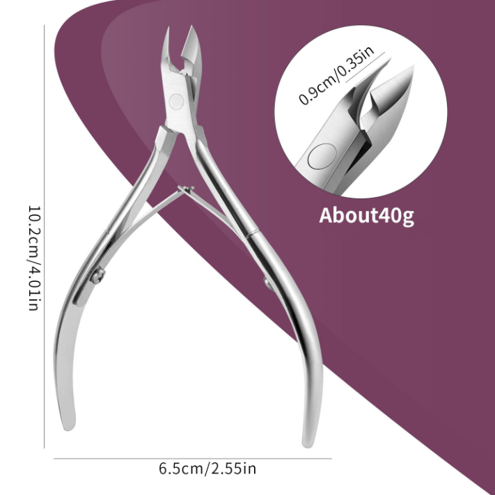 Nail clippers for paronychia, stainless steel angled nail clippers💡