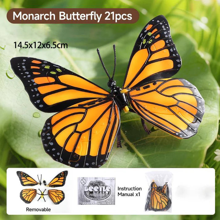 🐞🎄New collection✨ Insect & Animal Building Toys - 3 Levels of Difficulty, Non-Toxic Materials, Educational 🎨⚙️