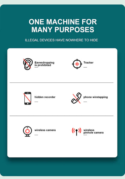 🕵️‍♂️ 50% OFF NOW! ✨ Shadow X Pro™ - Hidden Camera & GPS Detector with 5 Search Modes and LCD Screen for Personal Protection 📡🔒