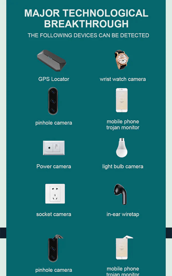 🕵️‍♂️ 50% OFF NOW! ✨ Shadow X Pro™ - Hidden Camera & GPS Detector with 5 Search Modes and LCD Screen for Personal Protection 📡🔒