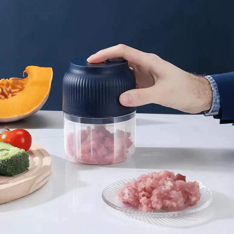 🧄 50% OFF! ⚡ Cordless Mini Electric Garlic Chopper – Powerful & Efficient, Easy to Clean & Perfect for the Kitchen 🔪
