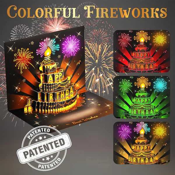 🔥LSAT DAY SALE 70% OFF!!🎉3D Pop Up Musical Birthday Card with Lights & Song🎵🎂