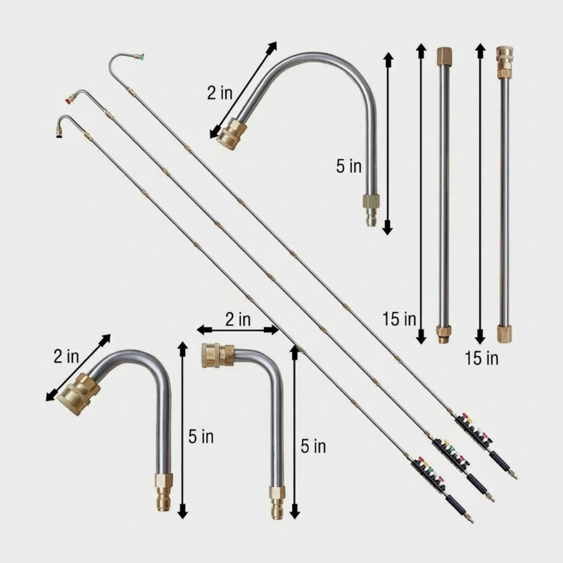 4000 PSI High-Pressure Cleaning Wand Set