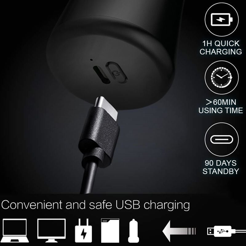 🔥🔥🔥Christmas sale【 Super high discount】——🪒Washable pocket-sized electric shaver