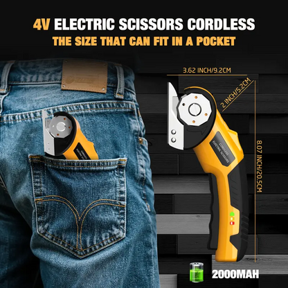 Rechargeable & Portable Cordless Electric Fabric Scissors Kit