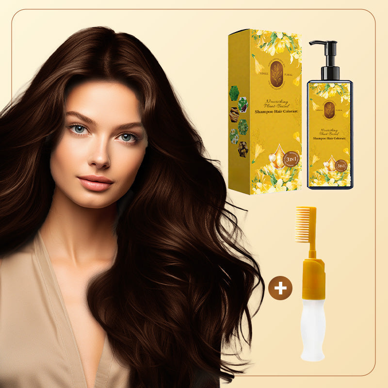 🔥 2025 Hot Sale 🔥Nourishing Plant-Based Hair Color🎁Free Gift brush!