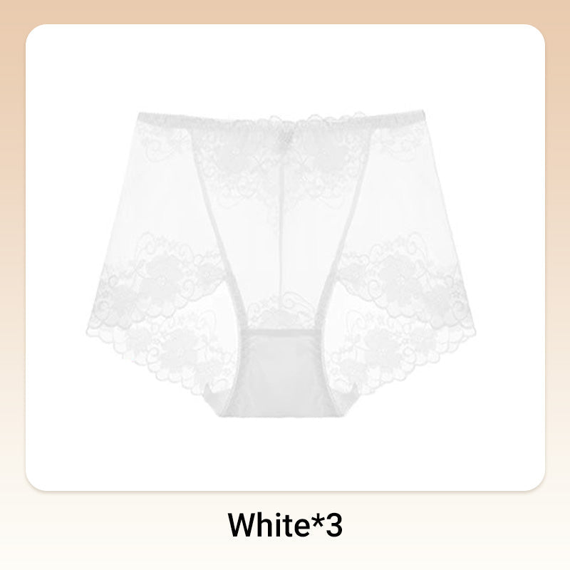 💥Hot Sale 50%OFF😍Women's Hand-Crocheted Lace High-Rise Boxer Briefs