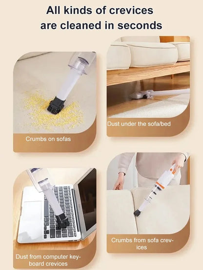 🔥2025 New Product Promotion 50% Off🔥✅Multifunctional three-in-one household and car vacuum cleaner- 6000PA Powerful Suction, Suitable for Home and Car