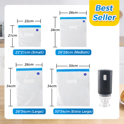 🔥2025 Big Sale 50% OFF🔥Kitchen Vacuum Sealer Bag Set